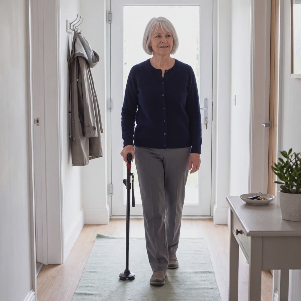 Folding Stand-Assist Cane
